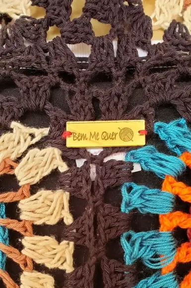 Kimono Squares Crochê