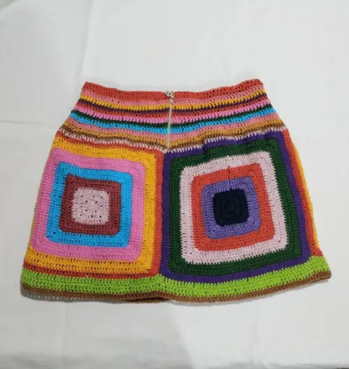 Saia Curta em Croche