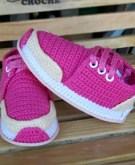 Sapatinho de Bebê Crochê