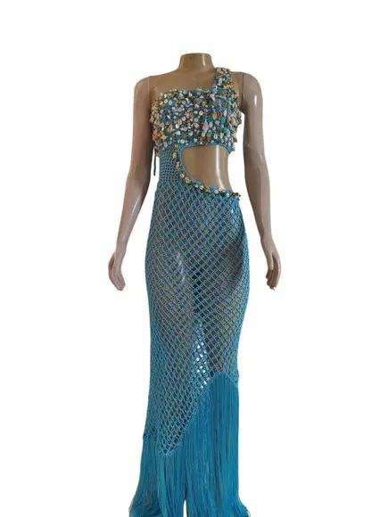 Vestido Crochê Adulto