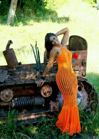 Vestido Crochê