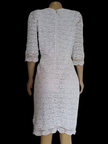 Vestido Crochê Adulto