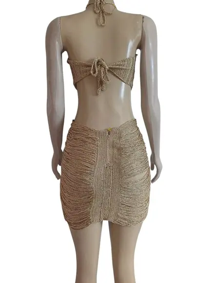 Vestido Crochê Adulto