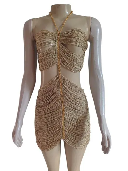 Vestido Crochê Adulto
