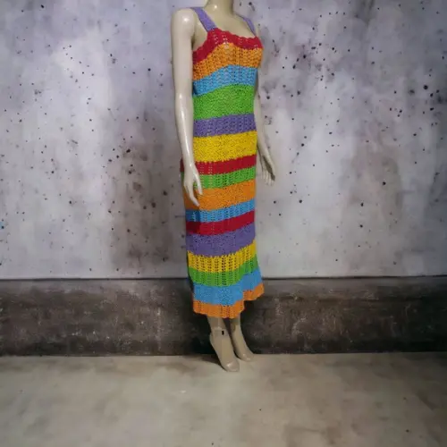 Vestido Crochê Adulto