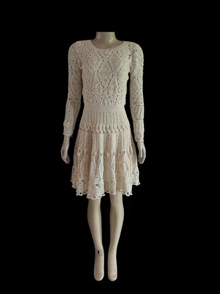 Vestido Crochê Adulto