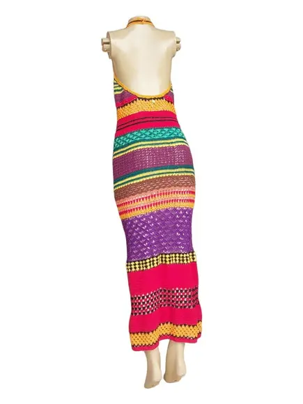 Vestido Crochê Adulto