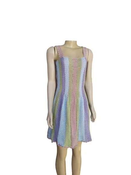 Vestido Crochê Adulto