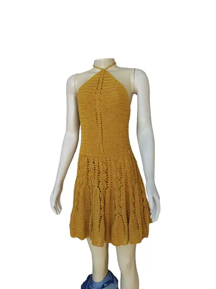 Vestido Crochê Adulto
