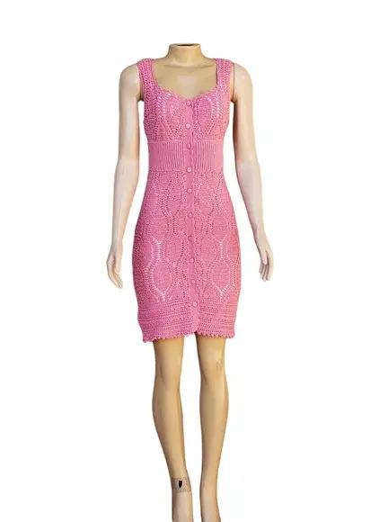 Vestido Crochê Adulto