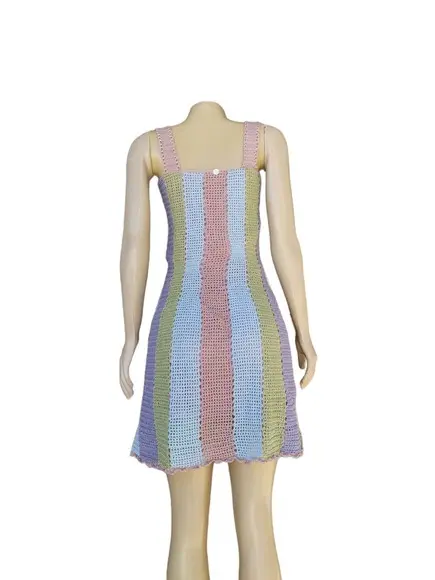 Vestido Crochê Adulto