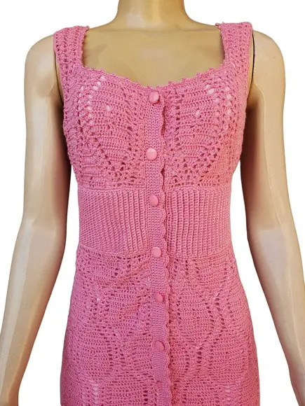 Vestido Crochê Adulto