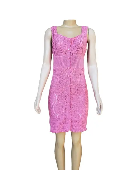 Vestido Crochê Adulto