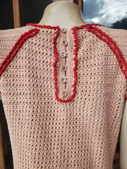 Vestido Crochê Adulto