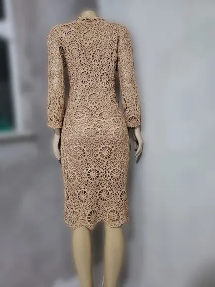 Vestido Crochê Adulto