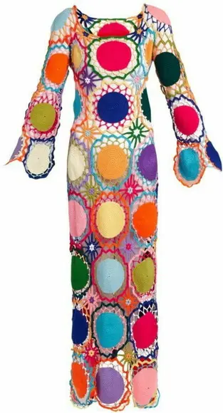 Vestido Crochê Adulto
