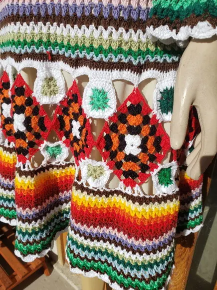 Vestido Crochê Adulto