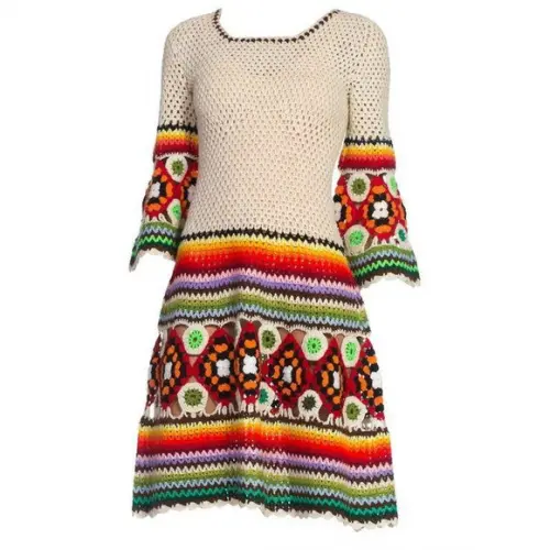 Vestido Crochê Adulto