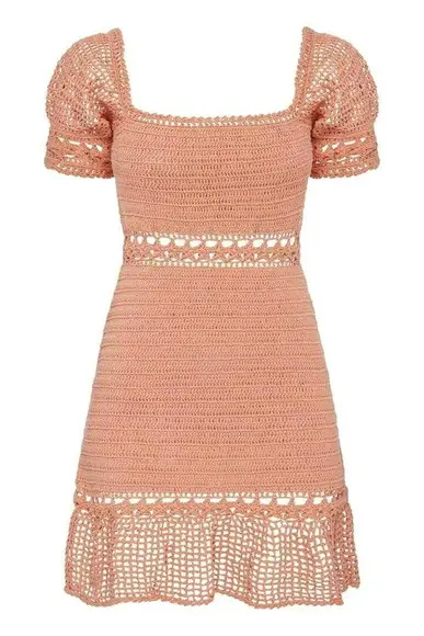 Vestido Crochê Adulto
