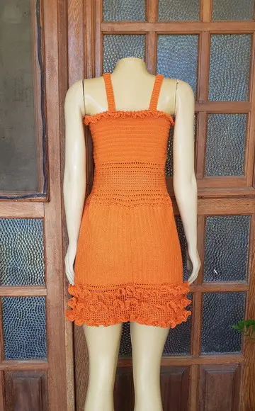 Vestido Crochê Adulto