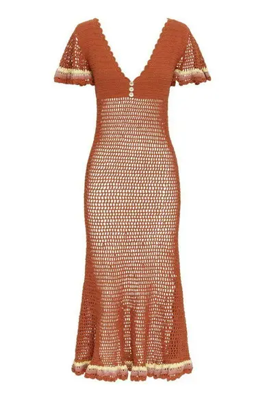 Vestido Crochê Adulto