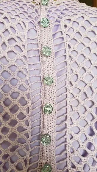 Vestido Crochê Adulto