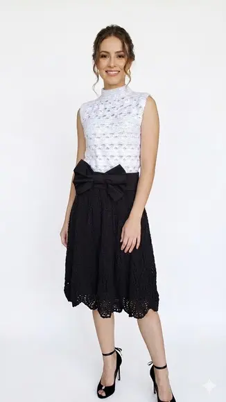 Vestido Crochê Adulto