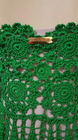 Vestido Crochê Adulto