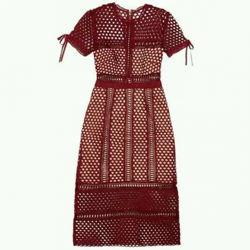 Vestido Crochê Adulto
