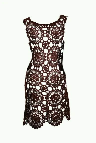 Vestido Crochê Adulto