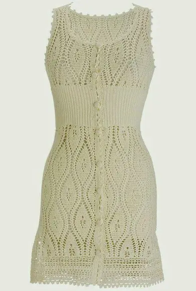 Vestido Crochê Adulto
