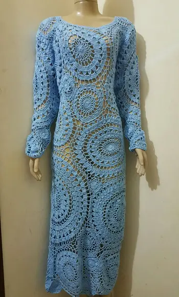 Vestido Crochê Adulto