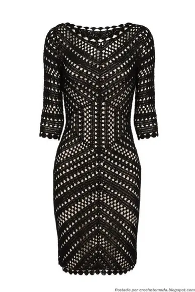 Vestido Crochê Adulto