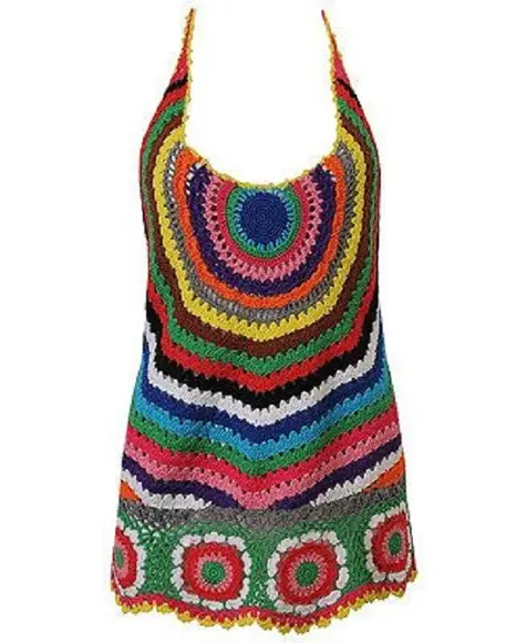 Vestido Crochê Adulto