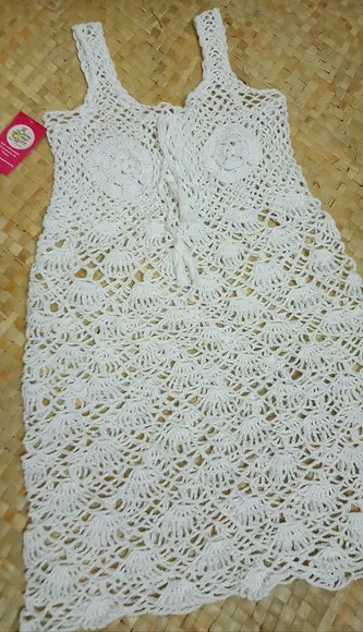 Vestido Crochê Adulto