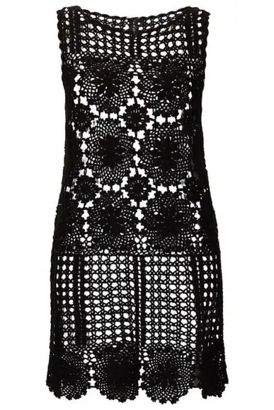 Vestido Crochê Adulto