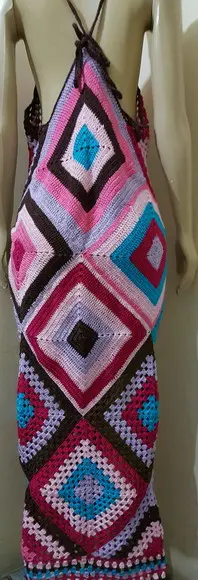 Vestido Crochê Adulto