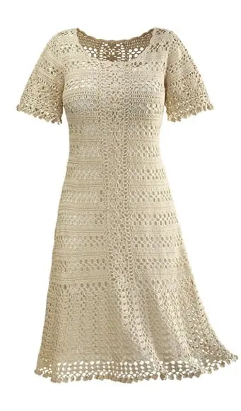 Vestido Crochê Adulto