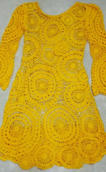 Vestido Crochê Adulto