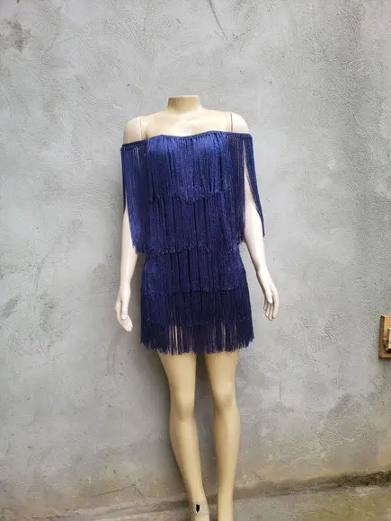 Vestido Crochê Franjas