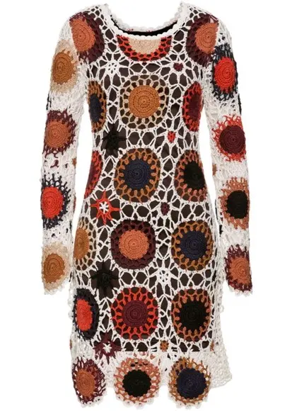Vestido Croche Squares
