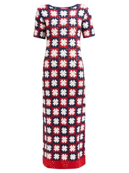 Vestido Croche Squares
