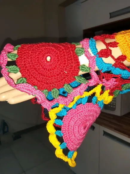 Vestido Croche Squares