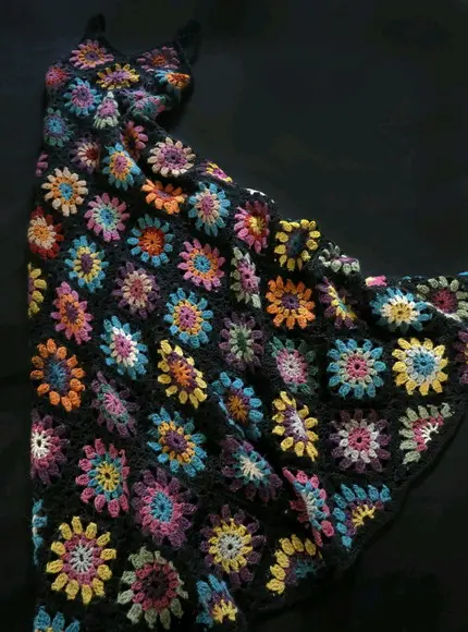 Vestido Crochê Squares Adulto