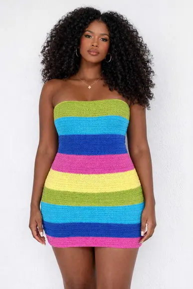 Vestido Crochê Virgínia