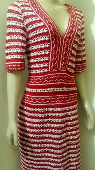 Vestido de Croche Midi