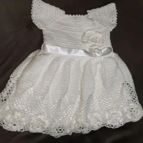 Vestido Infantil de Croche