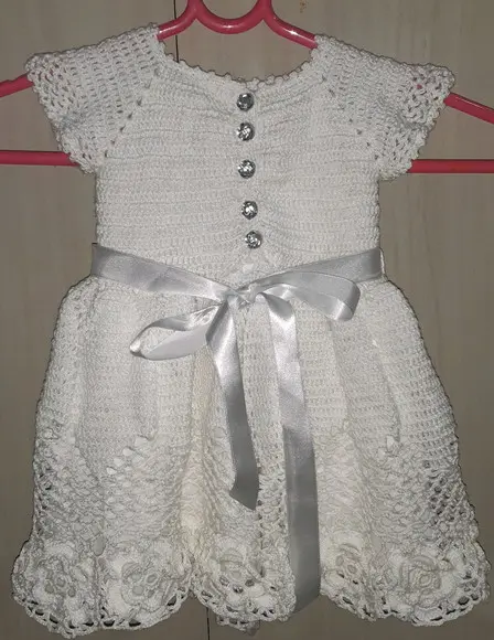 Vestido Infantil de Croche