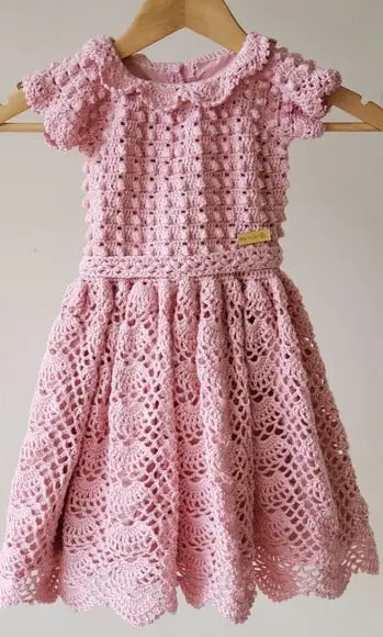 Vestido Infantil De Croche