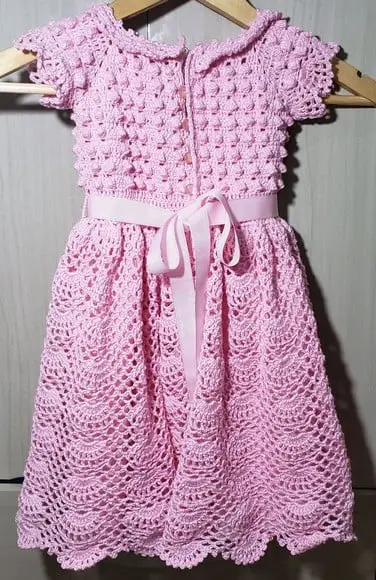 Vestido Infantil De Croche